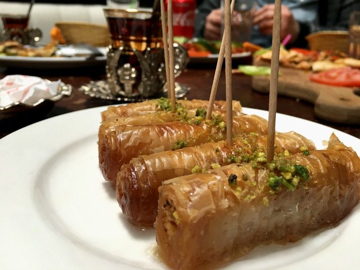 Baklava with pistachio