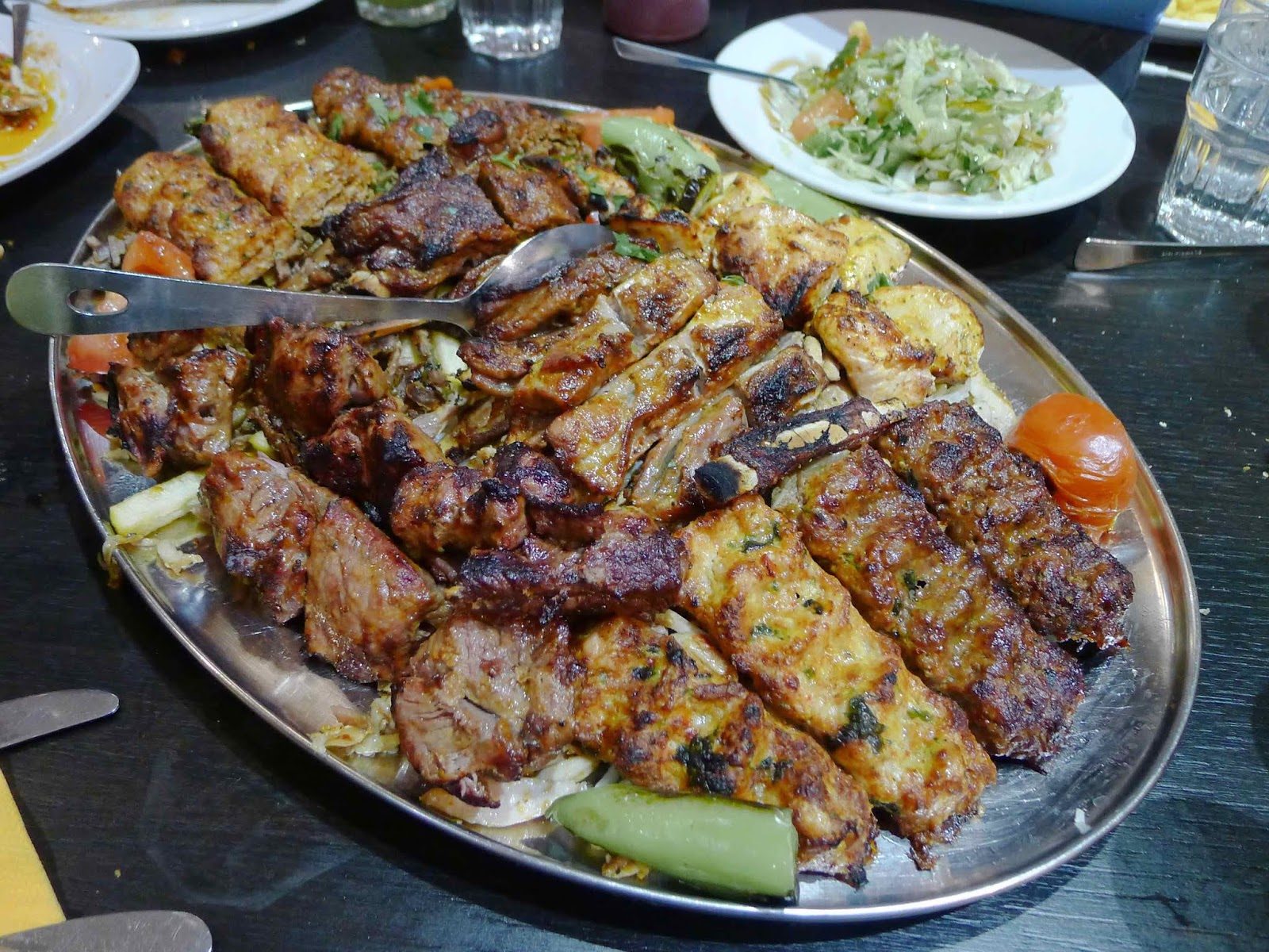 A mixed grill sharing platter